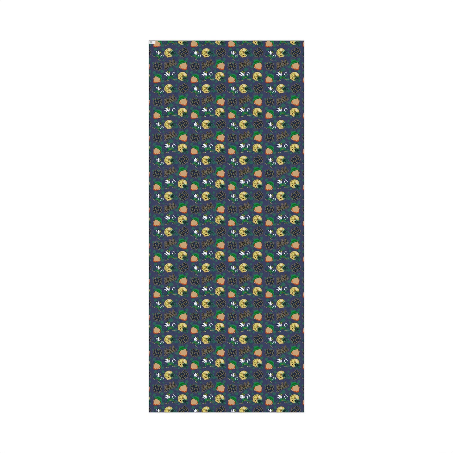 Notre Dame Fighting Irish Gift Wrap Paper – College Football Themed Wrapping Sheets