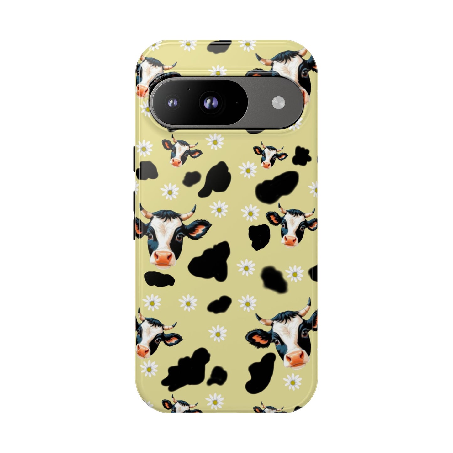 Cow Print Phone Case - Cute Protection for Animal Lovers, Gift for Farmhouse Decor, Cheerful Cow Design