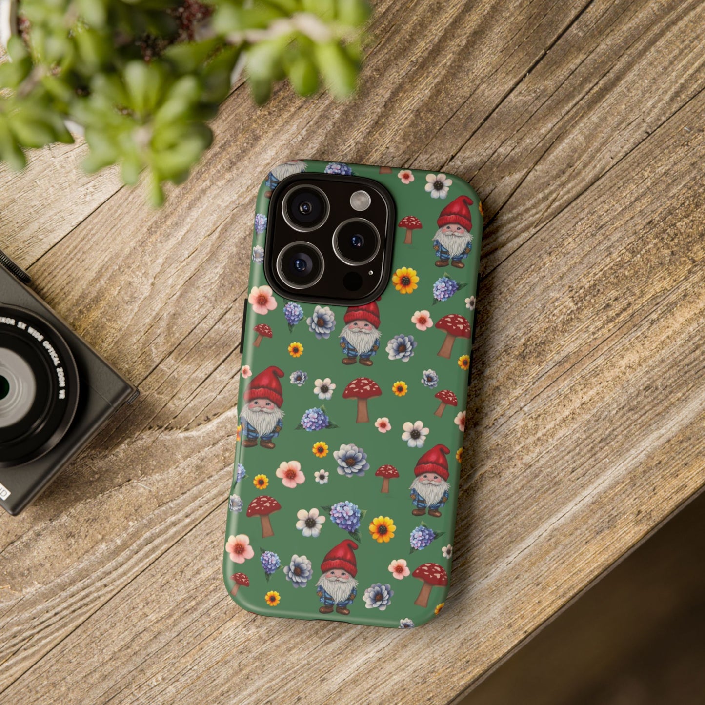 Gnome Garden Phone Case | Tough Cases for Nature Lovers | Cute Gnome Pattern | Floral & Mushroom Design | Gifts for Friends, Birthday [...]