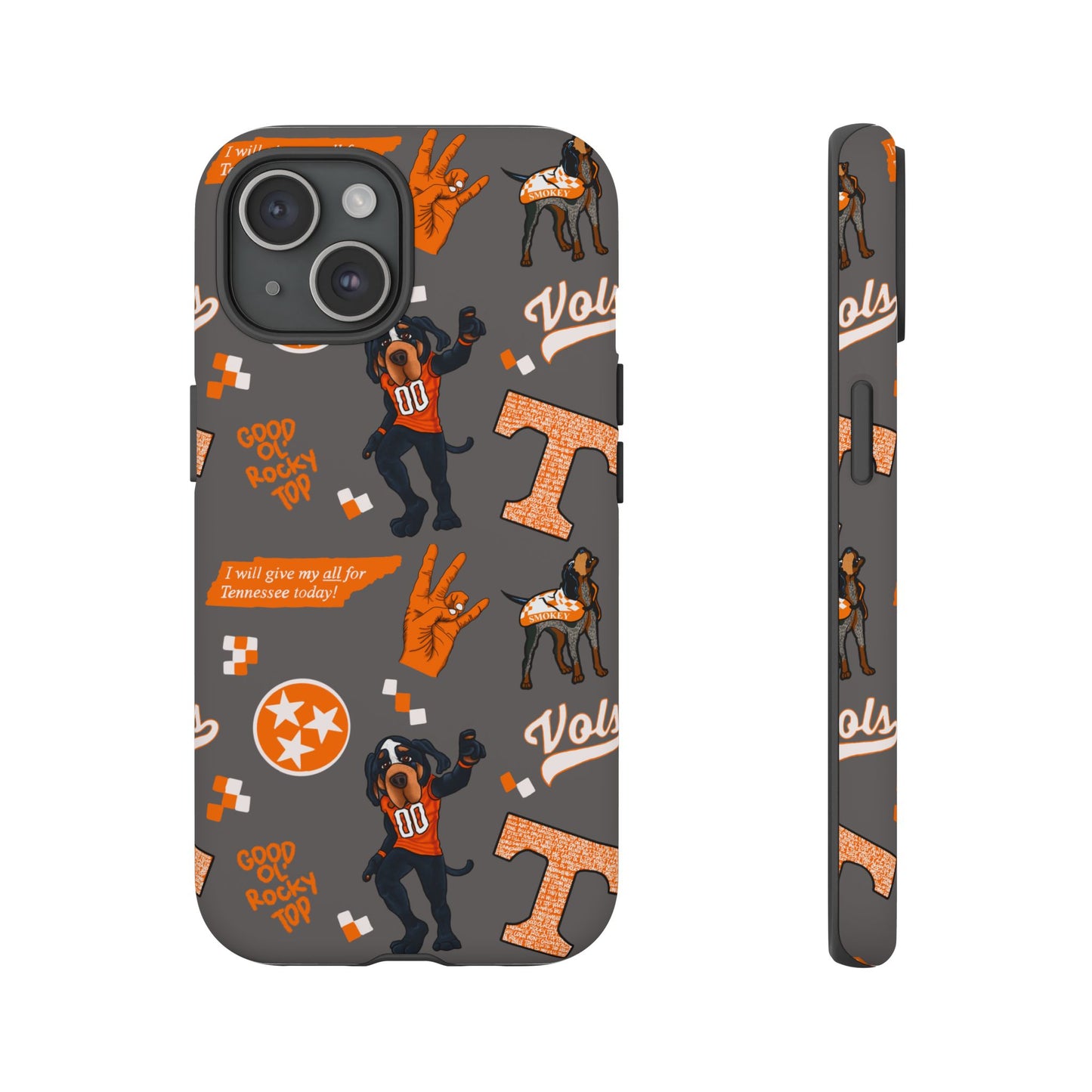 Tough Cases - Tennessee Fan Phone Case, Sports Team Accessory, Gift for Volunteers Fans, Durable Cover, College Game Day