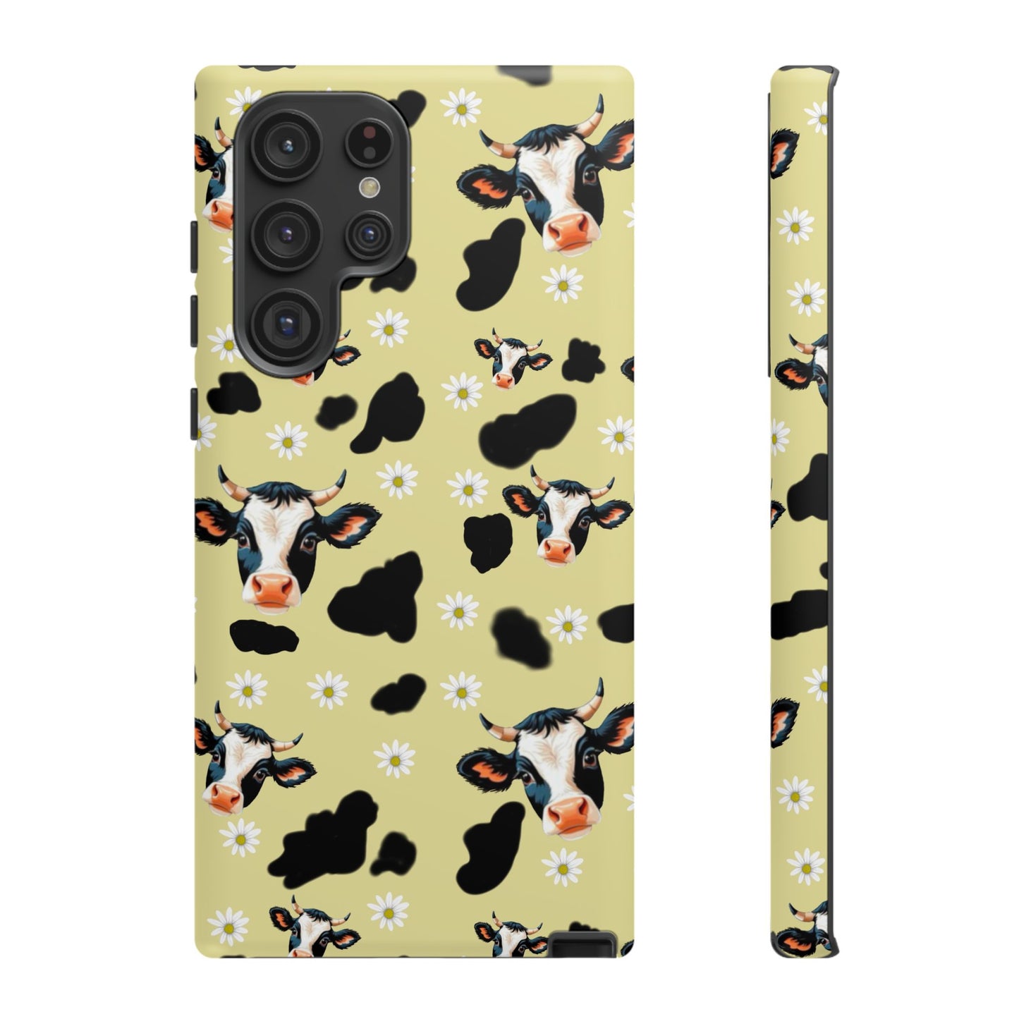 Cow Print Phone Case - Cute Protection for Animal Lovers, Gift for Farmhouse Decor, Cheerful Cow Design