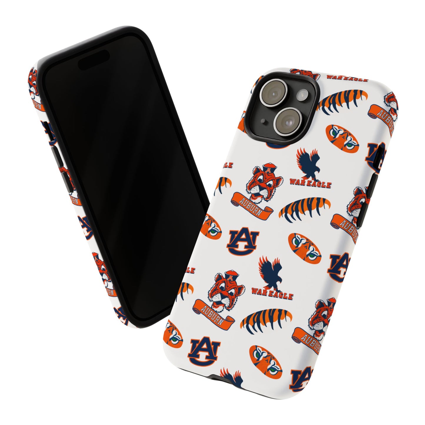 Auburn Fan Phone Case, Sports Team Accessory, Gift for Auburn Fans, Durable Cover, College Game Day