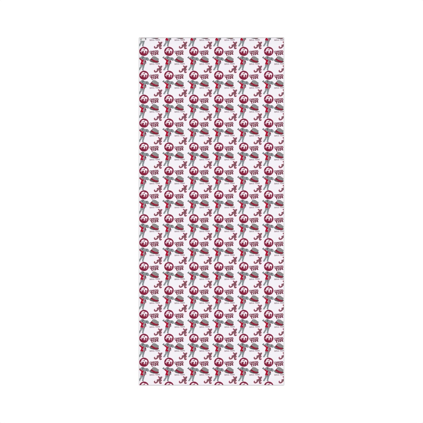 Alabama Crimson Tide Gift Wrap Paper – College Football Team Pattern
