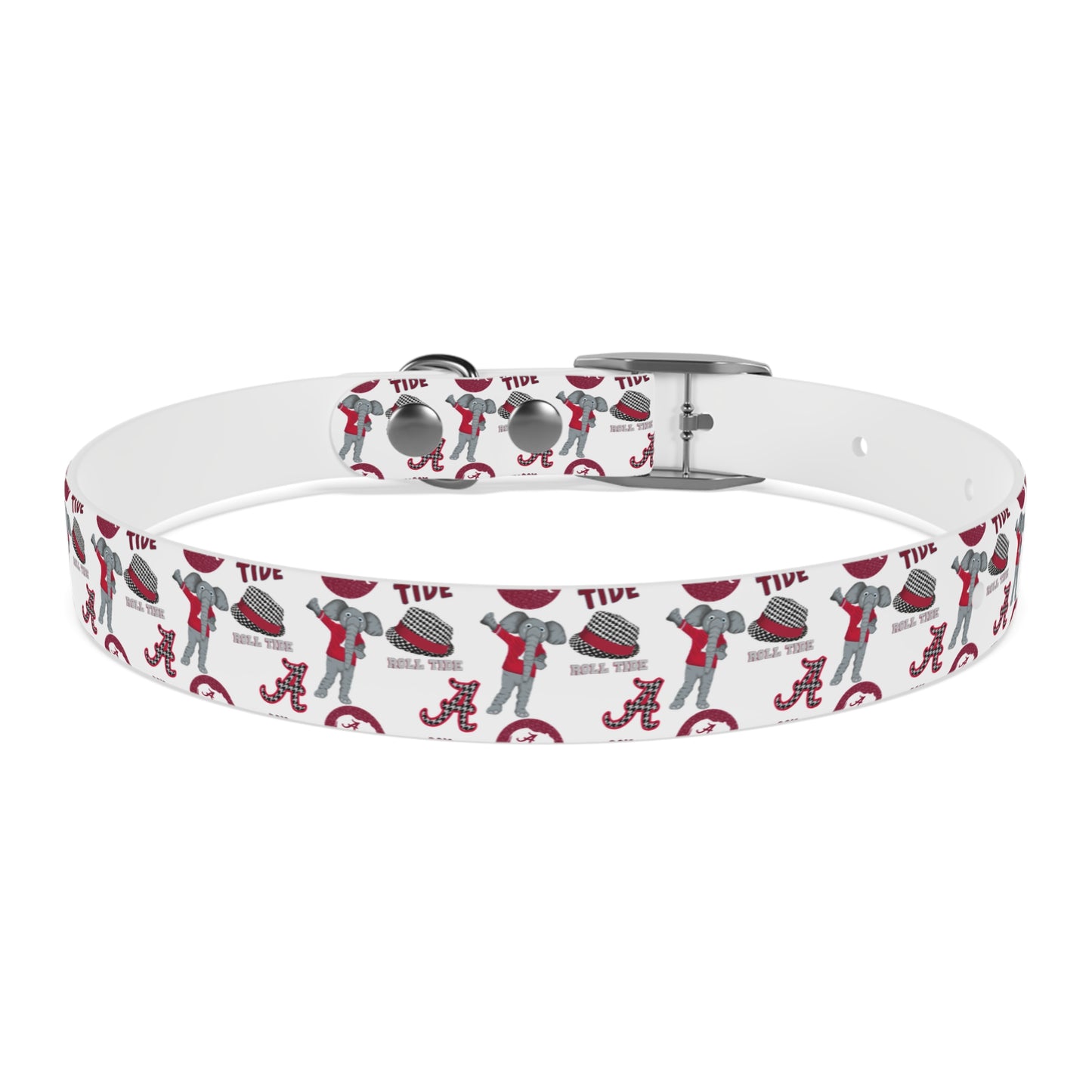 Alabama Crimson Tide Dog Collar - Pet Accessory, Dog Lover Gift, Sports Team Collar, Custom Dog Gear, Football Fan Merchandise