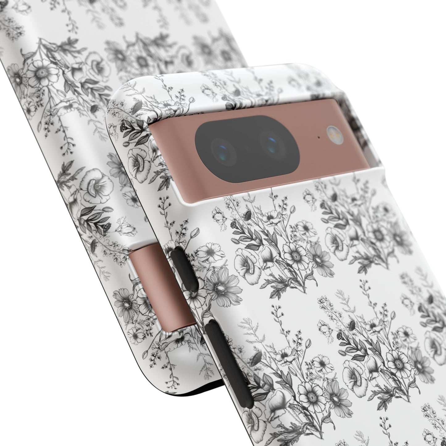 Floral Phone Case, Tough Cases with Elegant Black and White Design, Protective Cover for Fashion Lovers, Unique Gift for All [...]