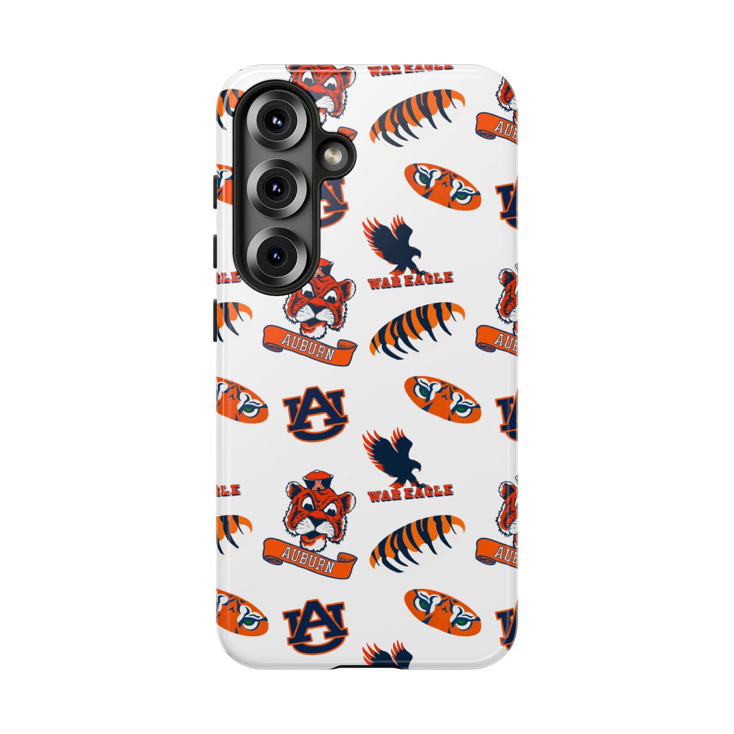 Auburn Fan Phone Case, Sports Team Accessory, Gift for Auburn Fans, Durable Cover, College Game Day