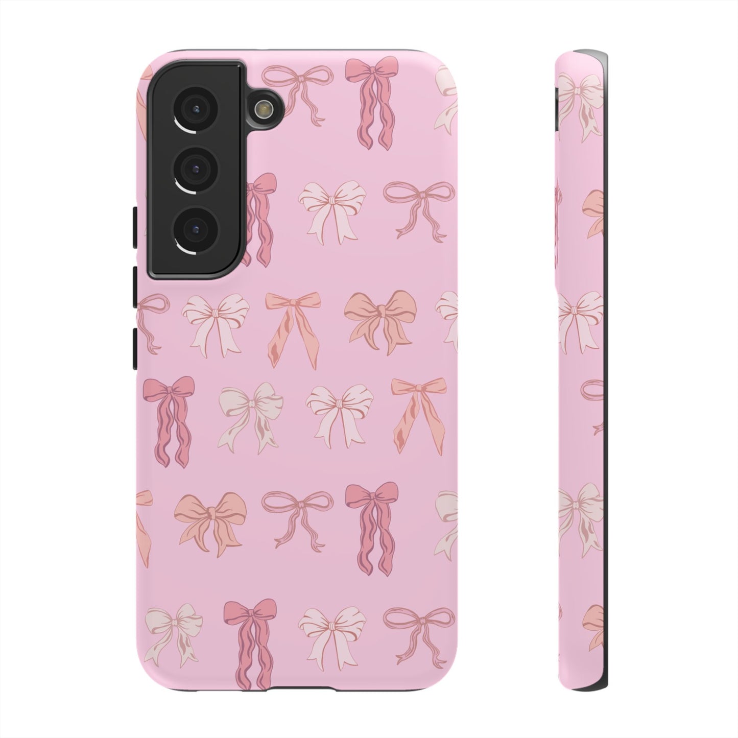 Cute Phone Case with Bow Design | Pink Aesthetic | Gifts for Her, Birthday Present, Trendy Phone Accessories, Fashionable Tech Cover