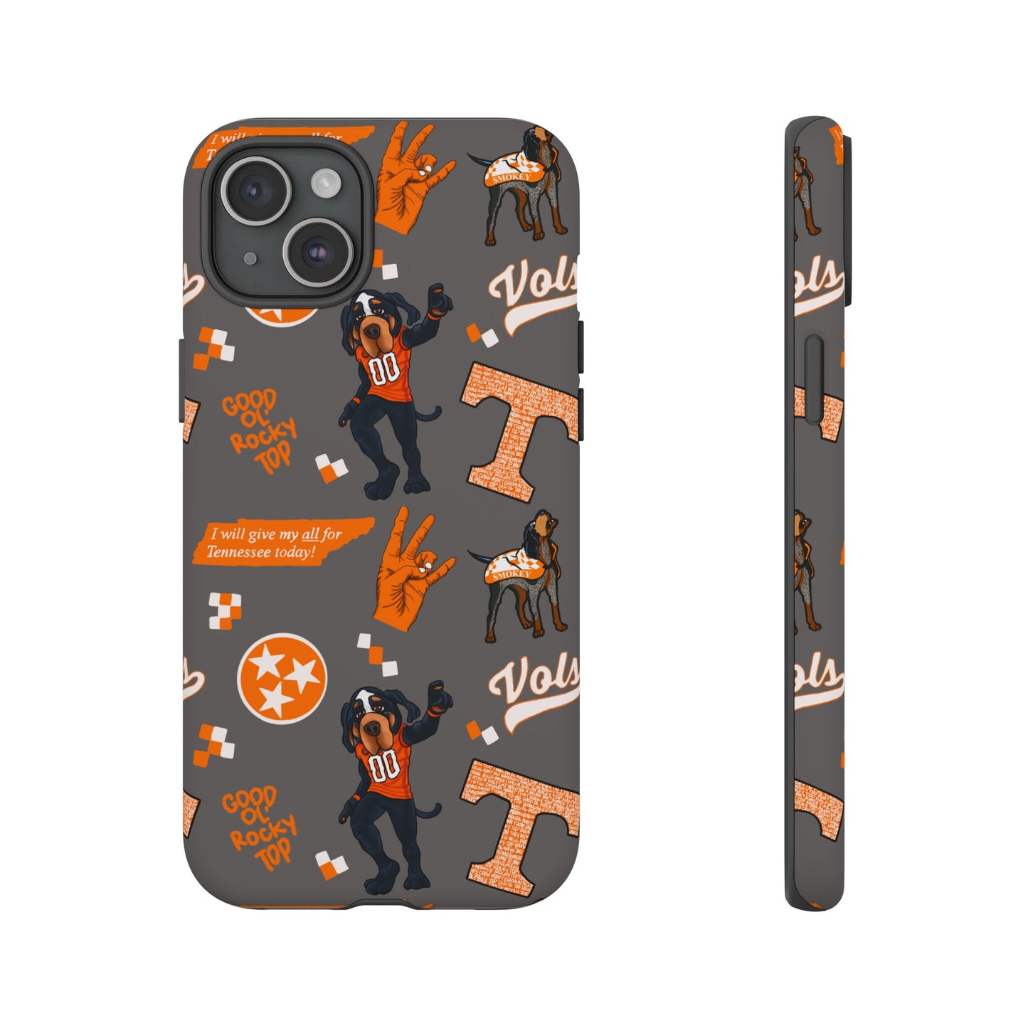 Tough Cases - Tennessee Fan Phone Case, Sports Team Accessory, Gift for Volunteers Fans, Durable Cover, College Game Day