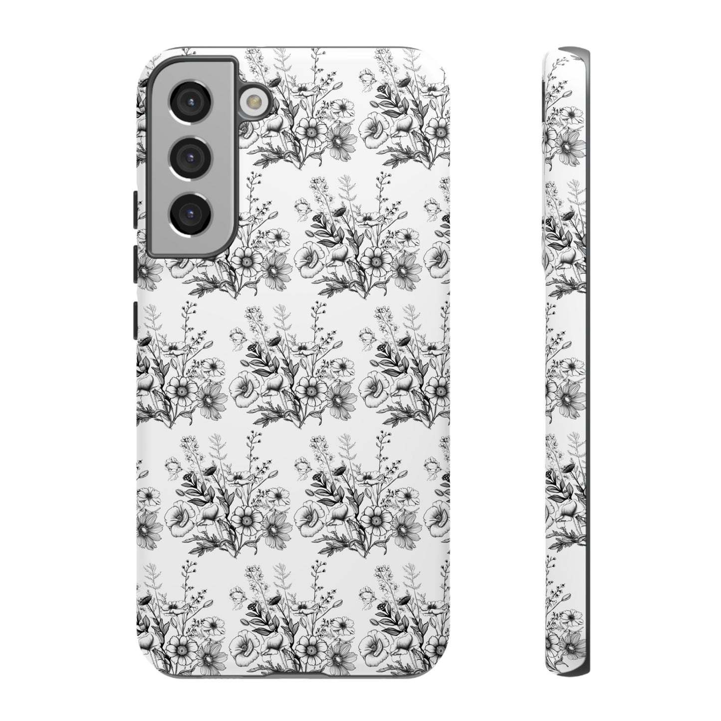 Floral Phone Case, Tough Cases with Elegant Black and White Design, Protective Cover for Fashion Lovers, Unique Gift for All [...]