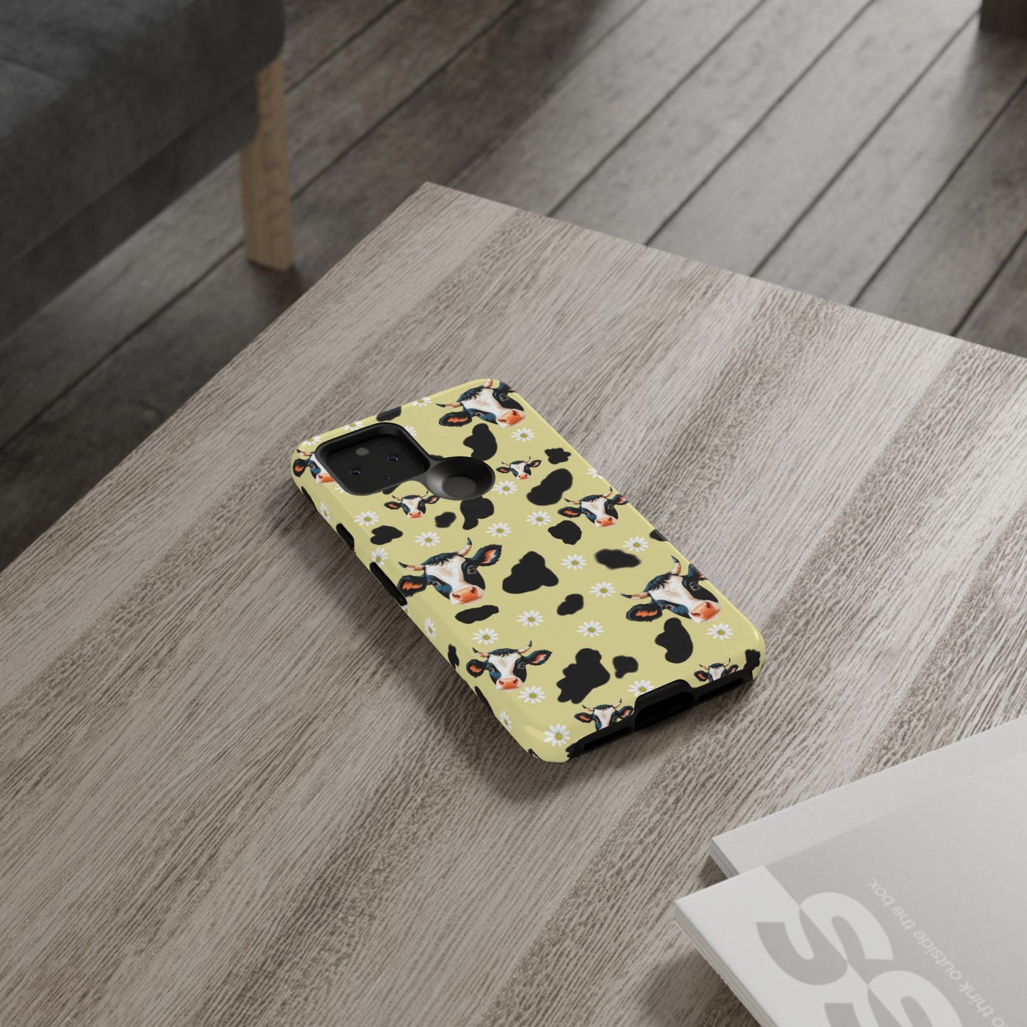 Cow Print Phone Case - Cute Protection for Animal Lovers, Gift for Farmhouse Decor, Cheerful Cow Design