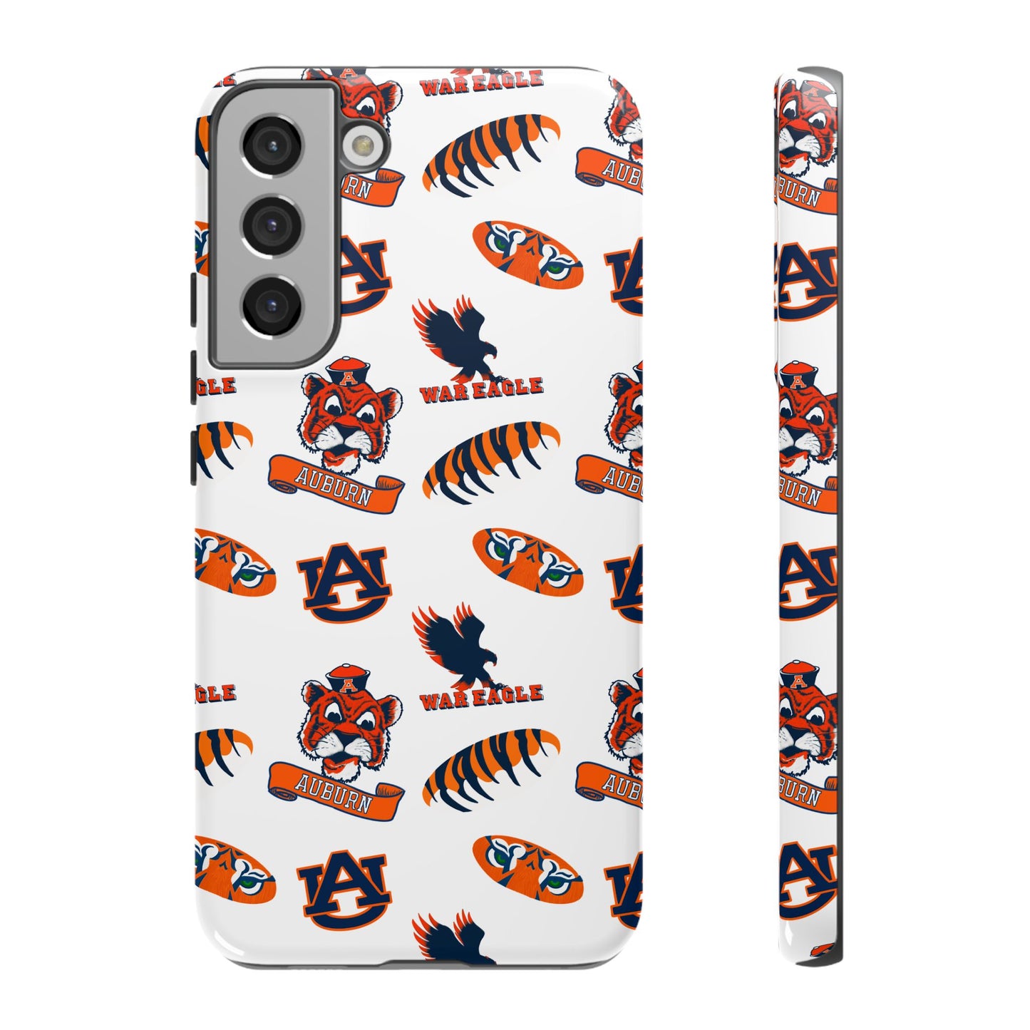 Auburn Fan Phone Case, Sports Team Accessory, Gift for Auburn Fans, Durable Cover, College Game Day