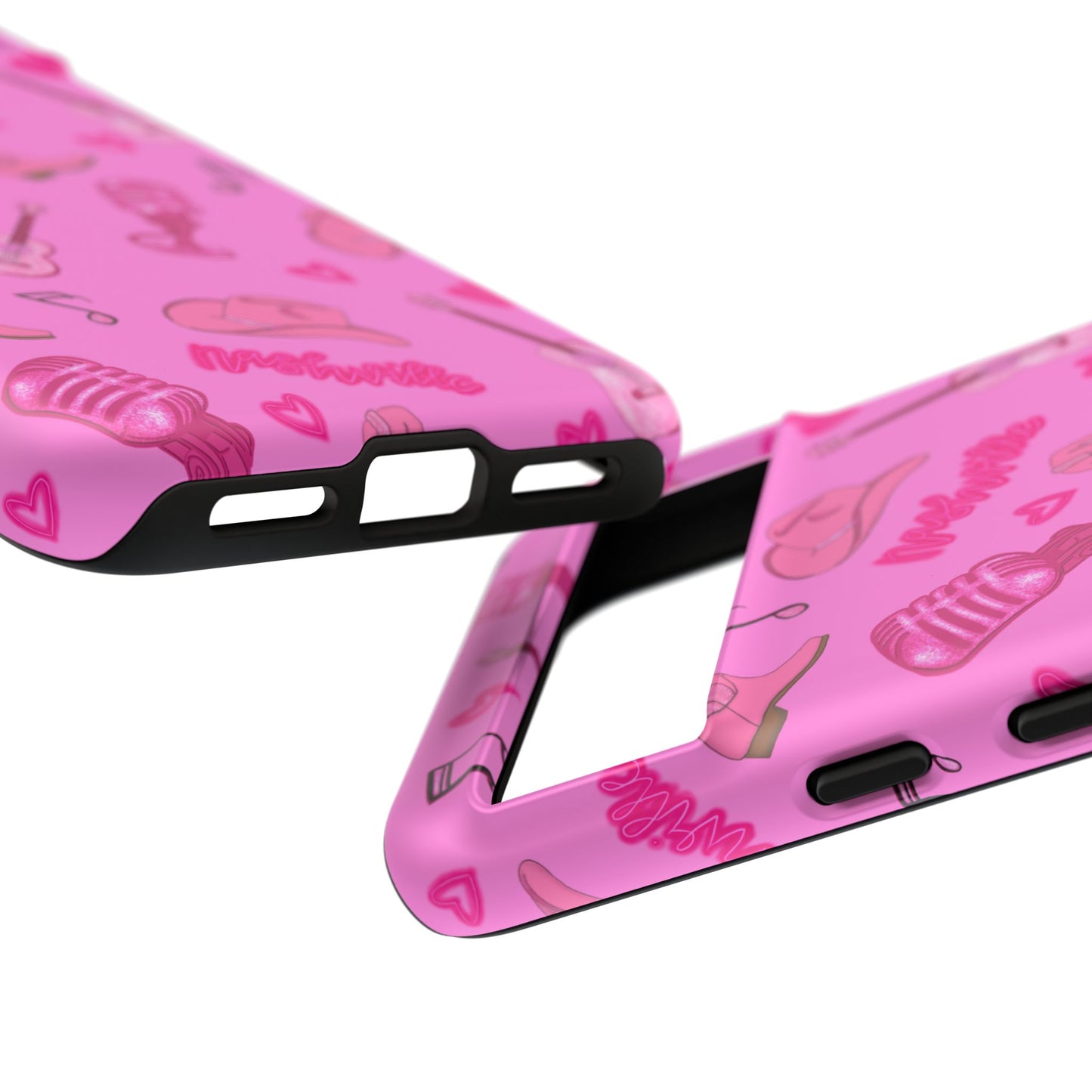 Pink Music Cases for Tough Love, Music Lover Gift, Phone Accessories, Cute Phone Covers, Stylish Cases for Women