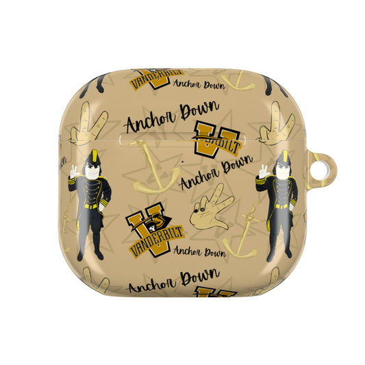 Vanderbilt AirPod Case, Stylish Phone Accessory, College Gear, Unique Gift for Students, Merchandise for Fans, Nautical Theme