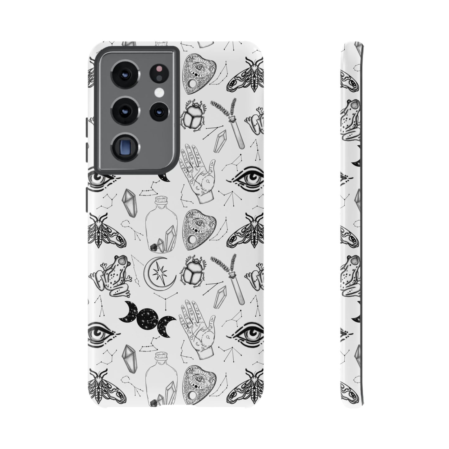 Mystical Phone Case | Boho Aesthetic Cover, Witchy Gift, Crystal Art Protection, Astrology Decor, Unique Cell Phone Skins