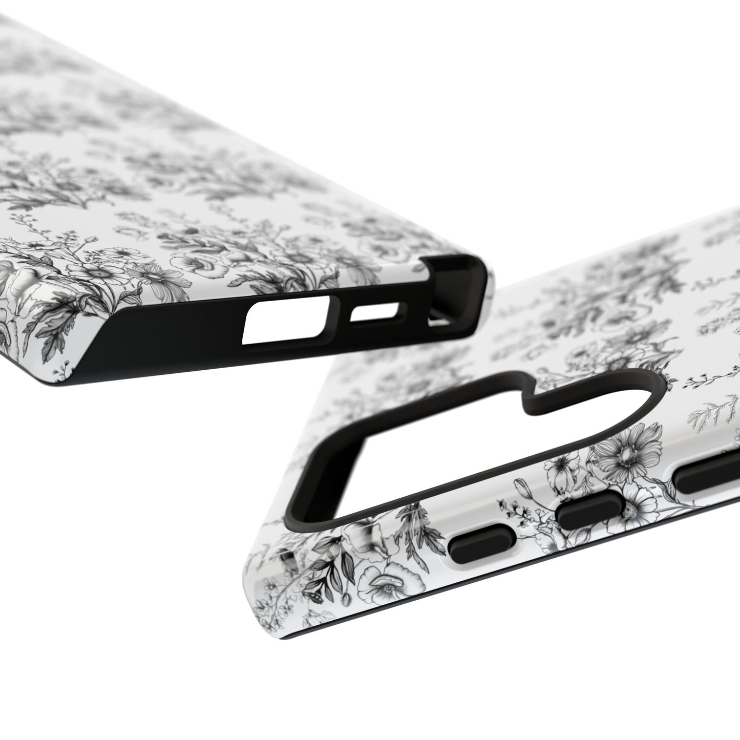 Floral Phone Case, Tough Cases with Elegant Black and White Design, Protective Cover for Fashion Lovers, Unique Gift for All [...]