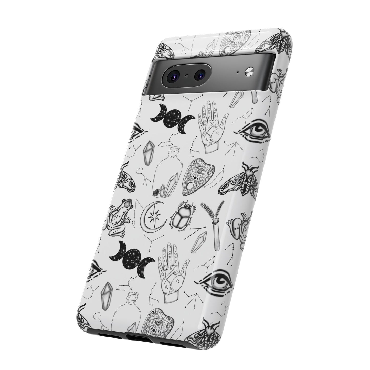 Mystical Phone Case | Boho Aesthetic Cover, Witchy Gift, Crystal Art Protection, Astrology Decor, Unique Cell Phone Skins