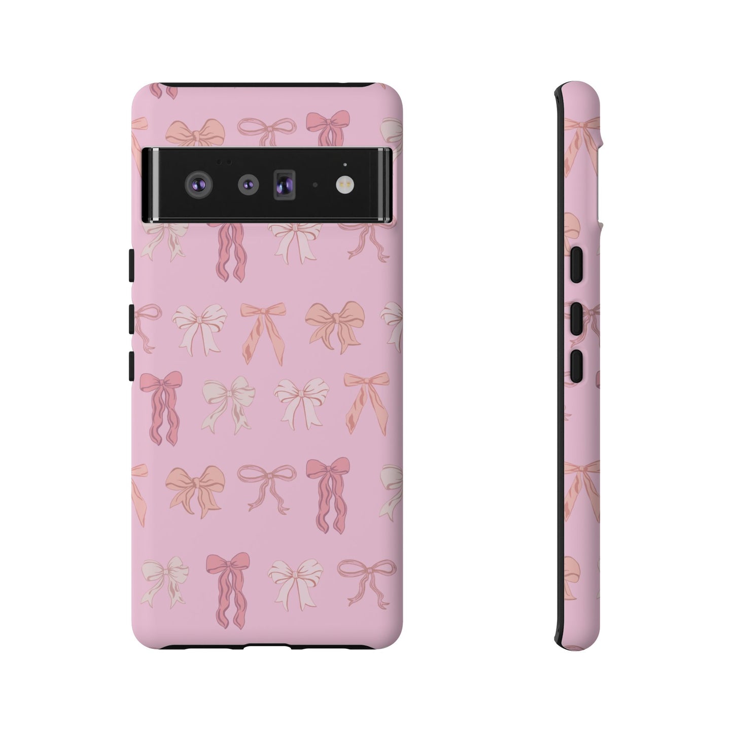 Cute Phone Case with Bow Design | Pink Aesthetic | Gifts for Her, Birthday Present, Trendy Phone Accessories, Fashionable Tech Cover