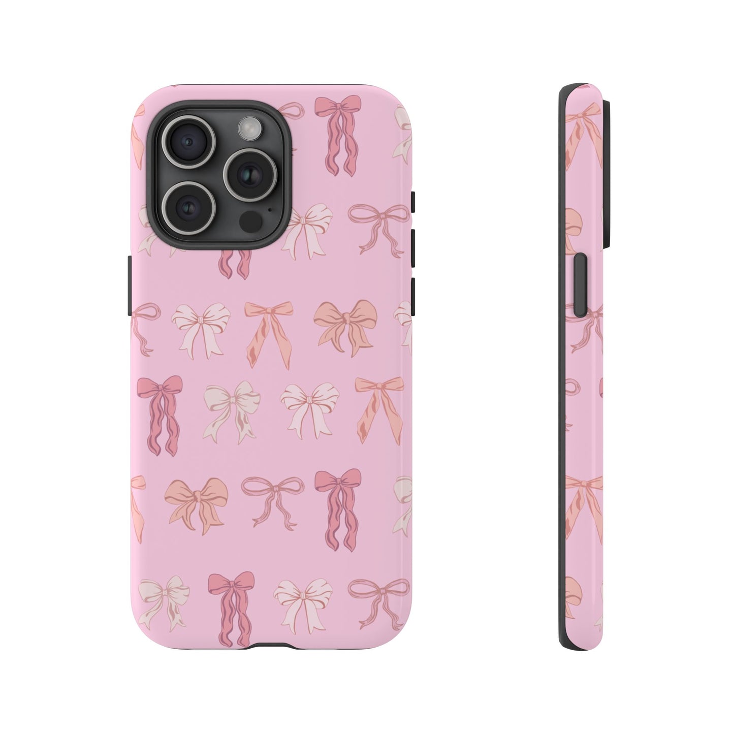 Cute Phone Case with Bow Design | Pink Aesthetic | Gifts for Her, Birthday Present, Trendy Phone Accessories, Fashionable Tech Cover