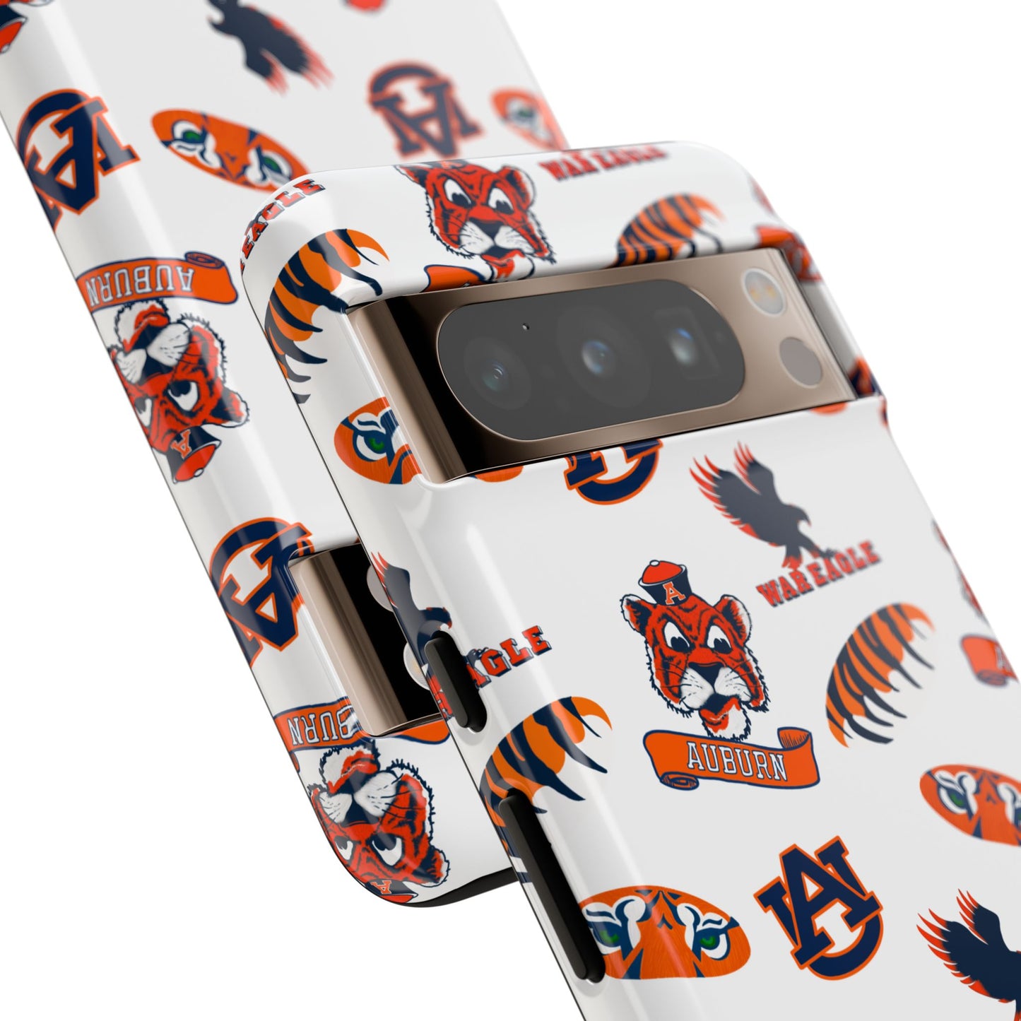 Auburn Fan Phone Case, Sports Team Accessory, Gift for Auburn Fans, Durable Cover, College Game Day