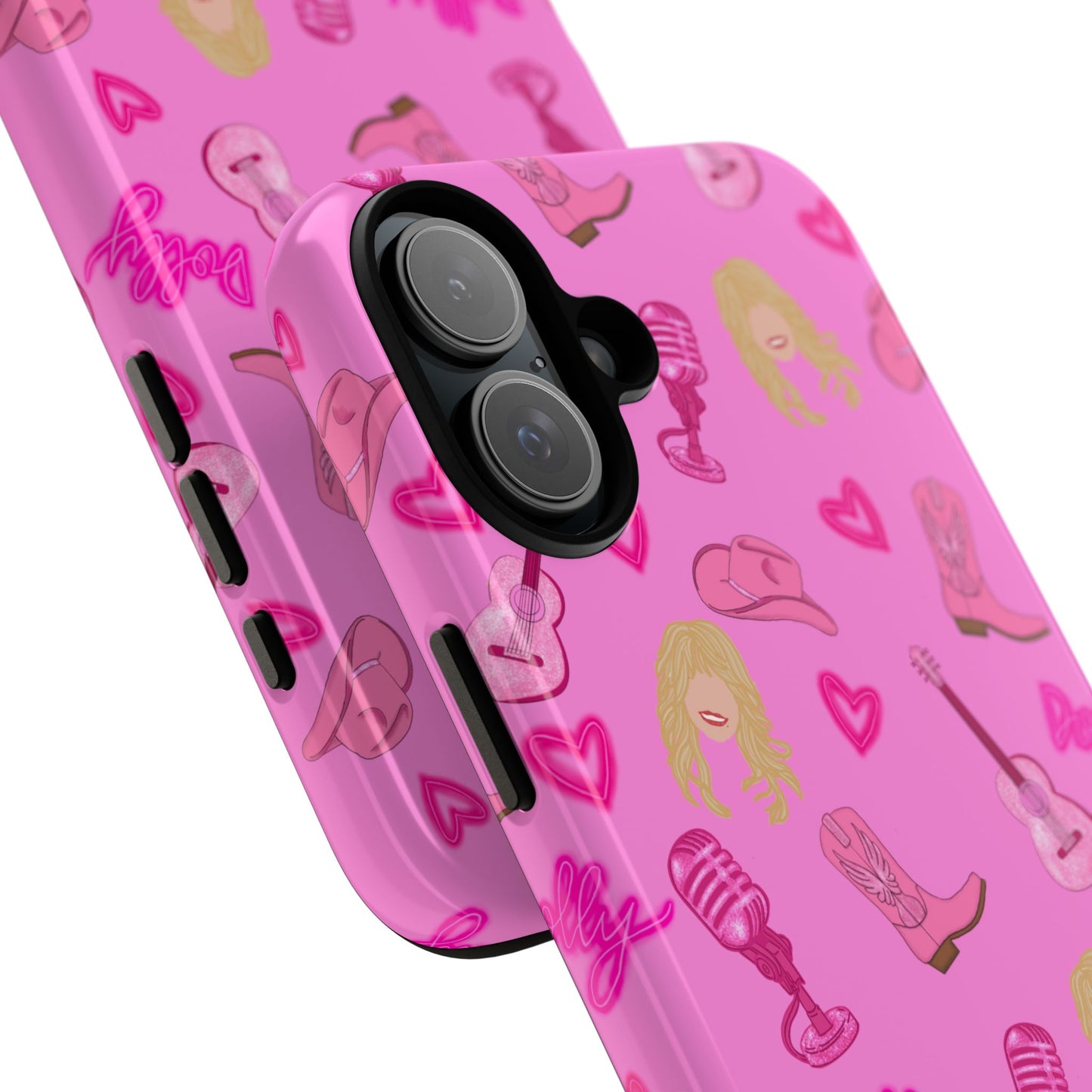 Dolly Parton Phone Case - Stylish Pink Protector for Music Lovers, Gift for Concert Goers, Women's Accessories, Trendy Tech