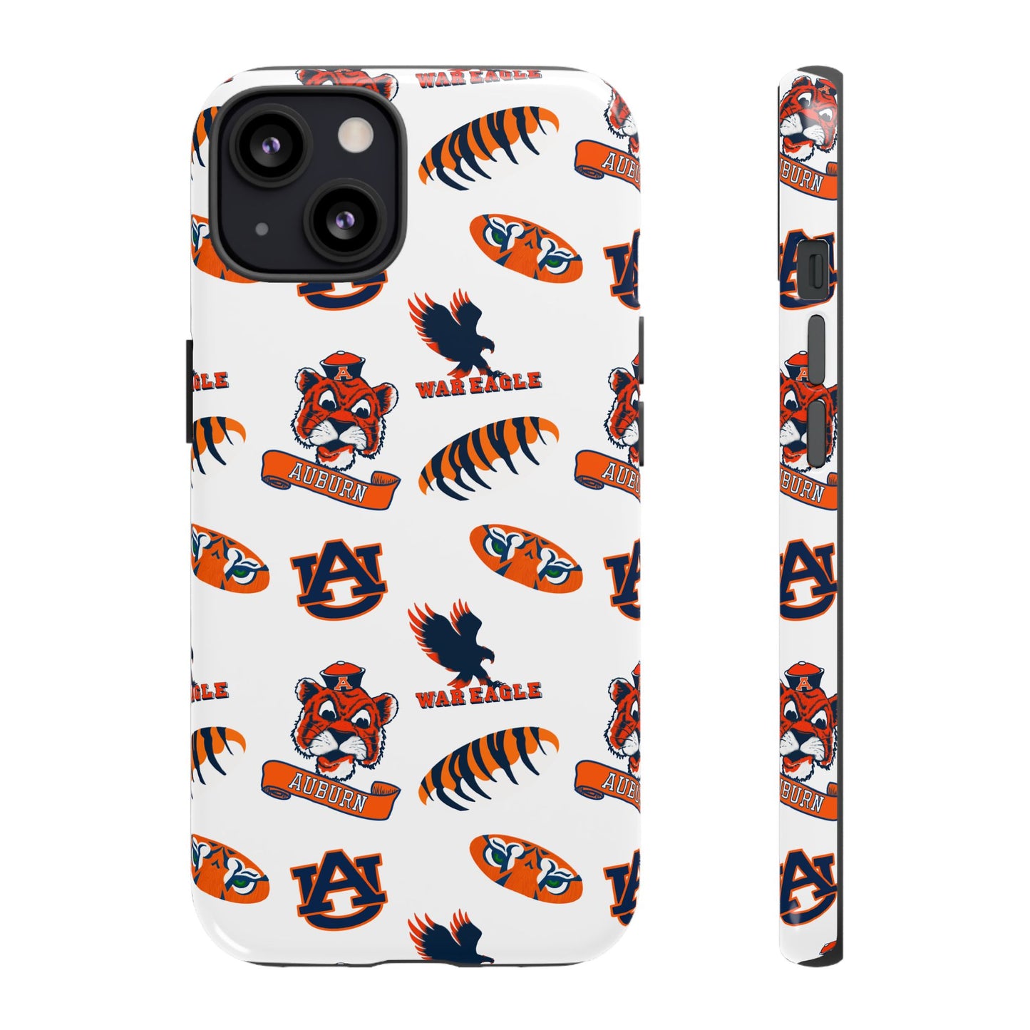 Auburn Fan Phone Case, Sports Team Accessory, Gift for Auburn Fans, Durable Cover, College Game Day