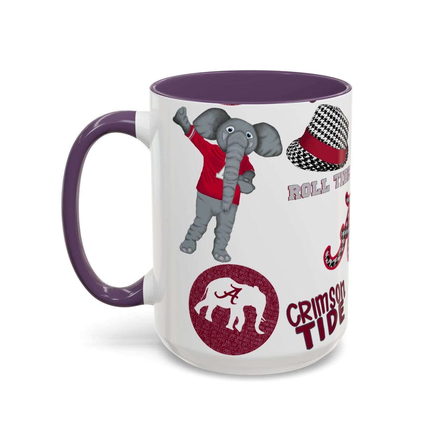 Crimson Tide Coffee Mug, Alabama Fan Cup, Roll Tide Mug, College Sports Gift, Game Day Drinkware