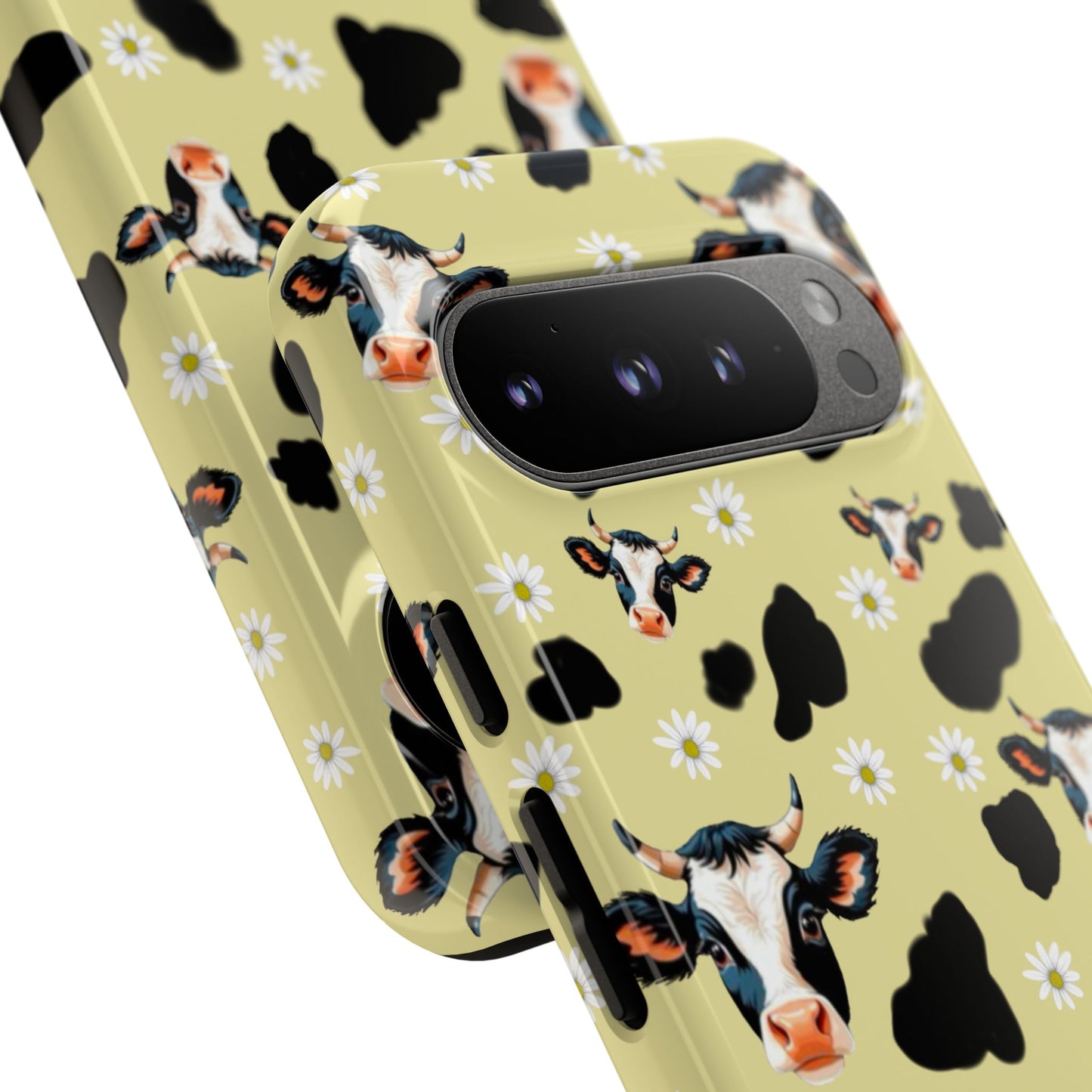 Cow Print Phone Case - Cute Protection for Animal Lovers, Gift for Farmhouse Decor, Cheerful Cow Design