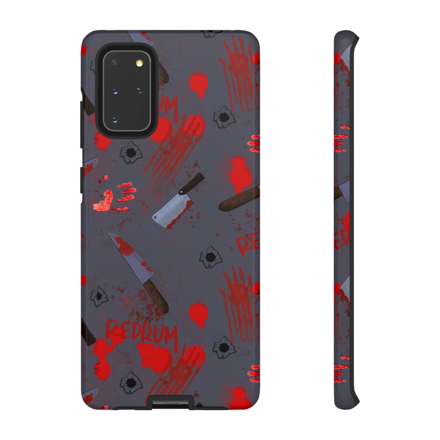 Blood Splatter Phone Case, Tough Case for Horror Fans, Halloween Accessory, Unique Gift for Gamers, Spooky Phone Cover