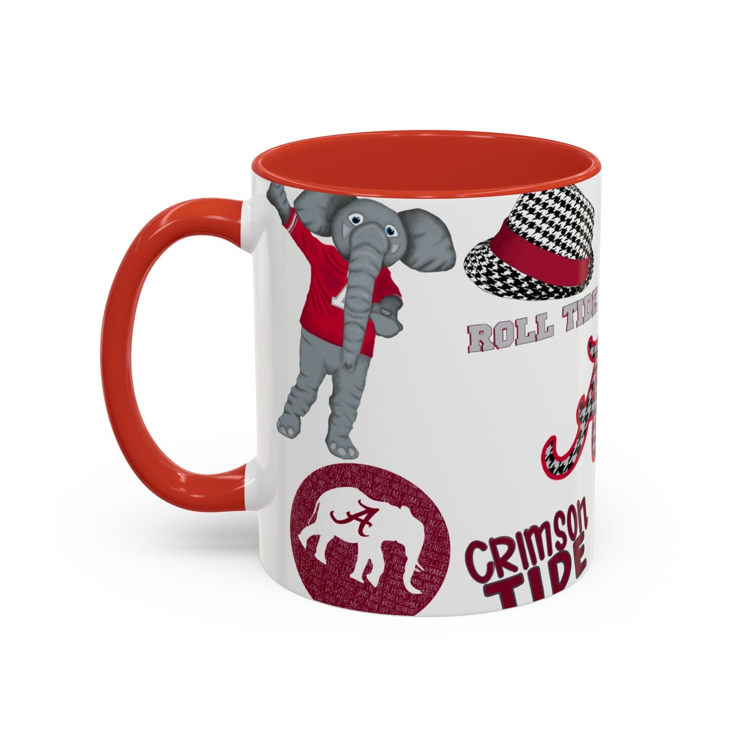 Crimson Tide Coffee Mug, Alabama Fan Cup, Roll Tide Mug, College Sports Gift, Game Day Drinkware