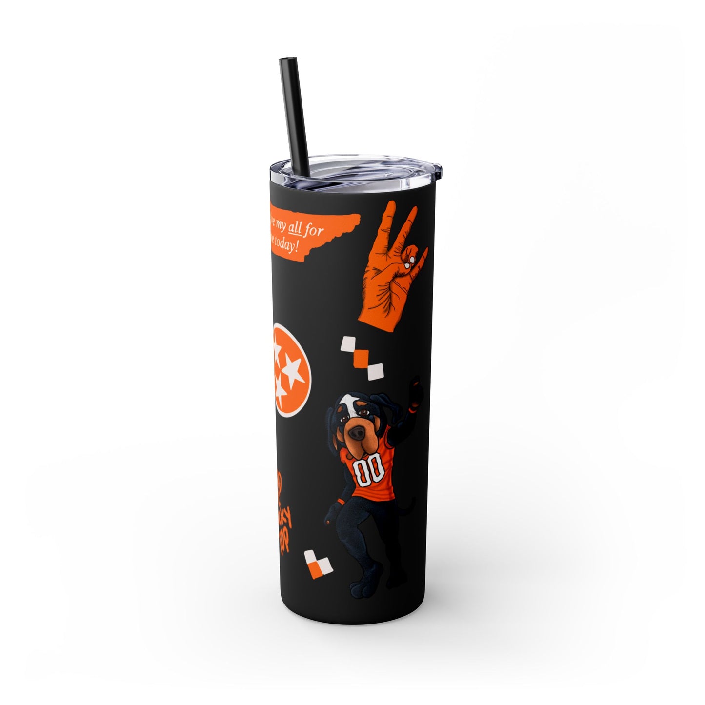 Tennessee Spirit Tumbler, 20oz | School Pride Cup for Gameday & Tailgating | Ideal for Fans, Students & Alumni