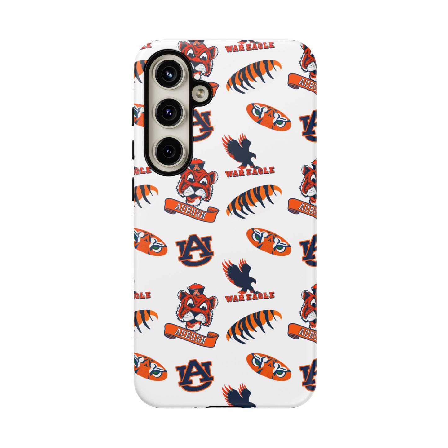 Auburn Fan Phone Case, Sports Team Accessory, Gift for Auburn Fans, Durable Cover, College Game Day