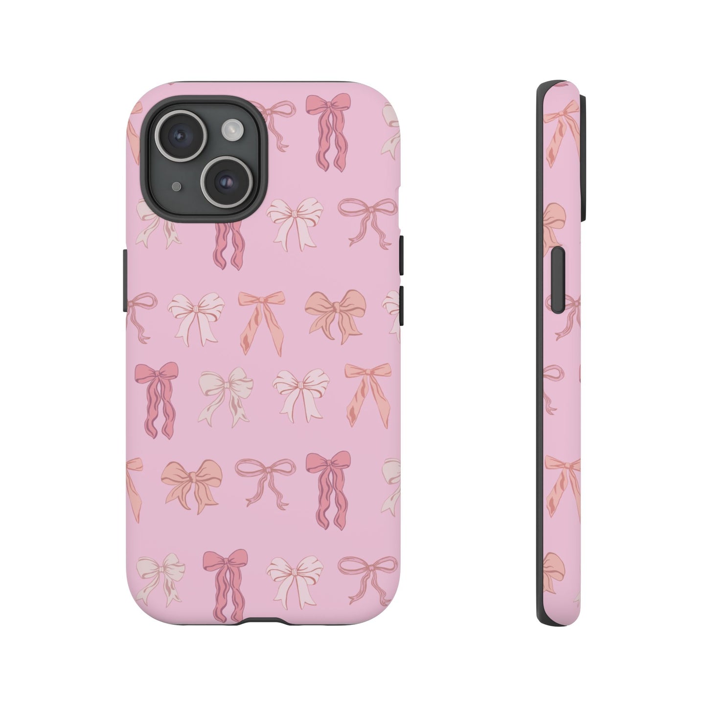 Cute Phone Case with Bow Design | Pink Aesthetic | Gifts for Her, Birthday Present, Trendy Phone Accessories, Fashionable Tech Cover