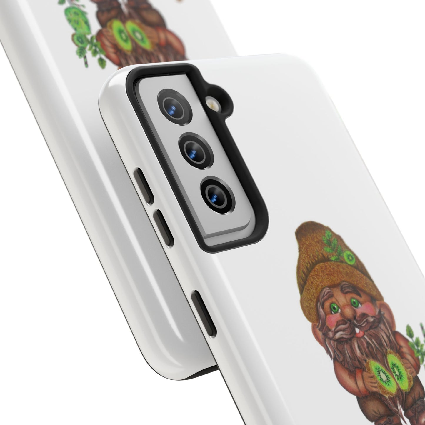 Funny Kiwi Gnome Phone Cases, Phone Covers for Gnome Lovers, Cute Gift for Gardeners, Unique Tech Accessories, Holiday Gifts