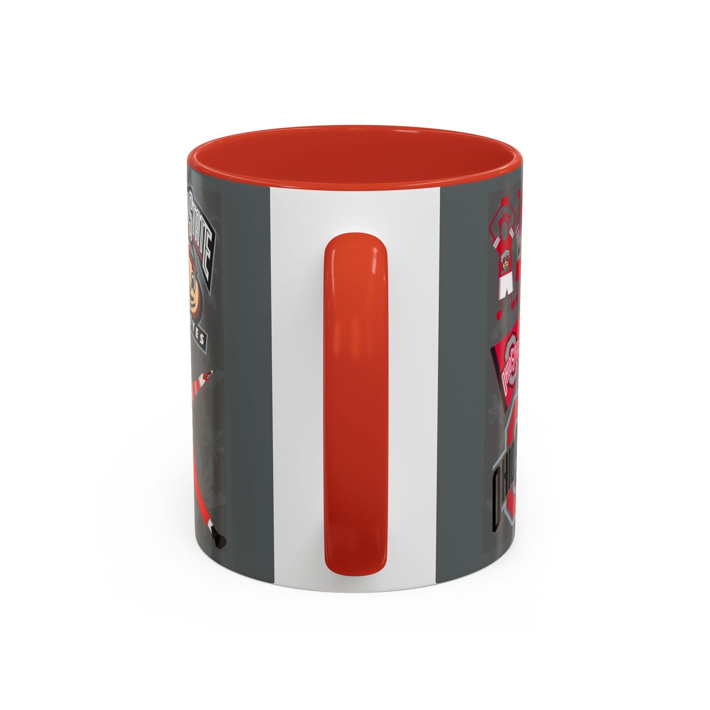 Ohio State Buckeyes Accent Coffee Mug | Gift for Fans, Sports Lovers, College Alumni, Holiday Decorations, Game Day Essentials