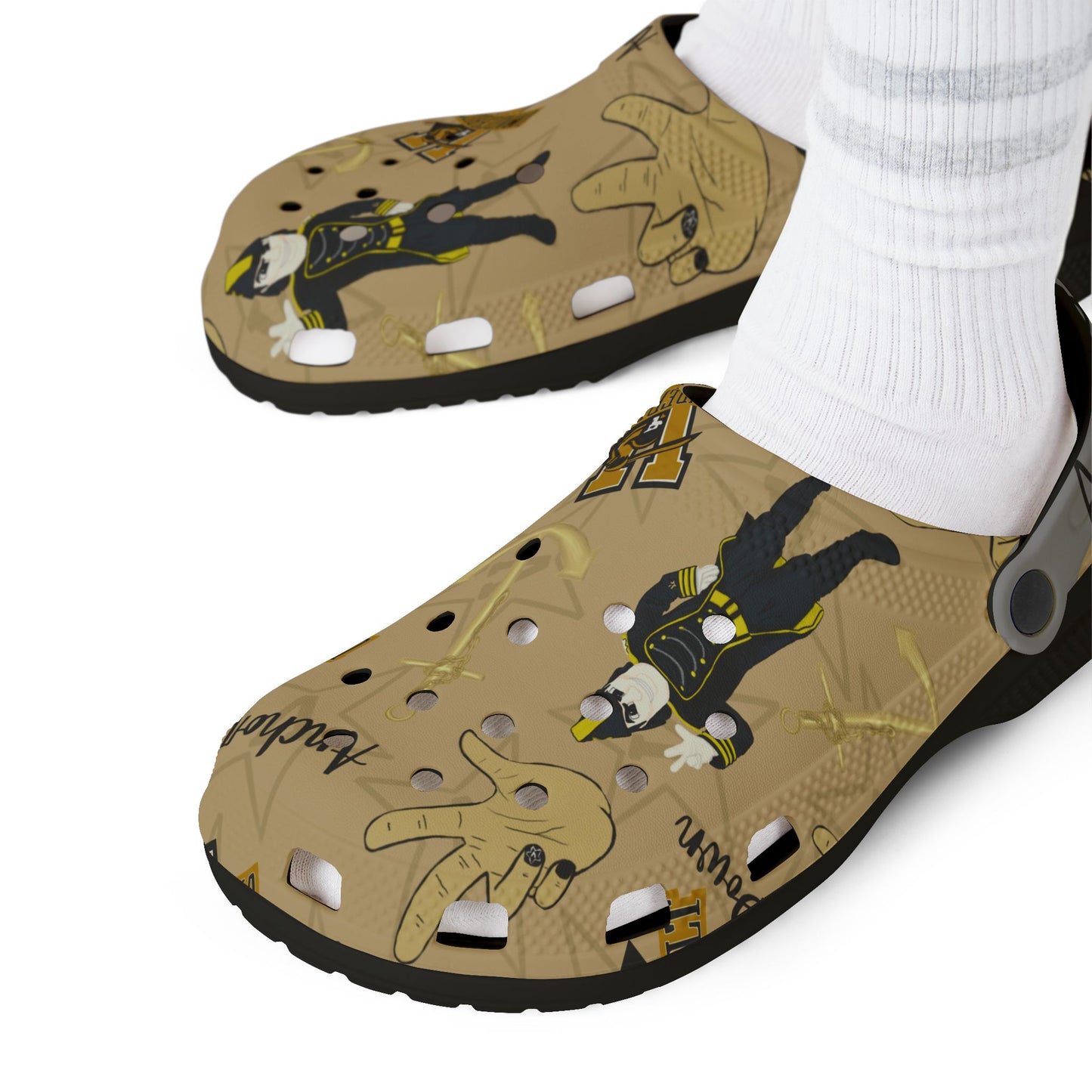 Vanderbilt University EVA Foam Rubber Clogs for Fun Comfort, Casual Footwear, Summer Shoes, Outdoor Wear, Gift for Her