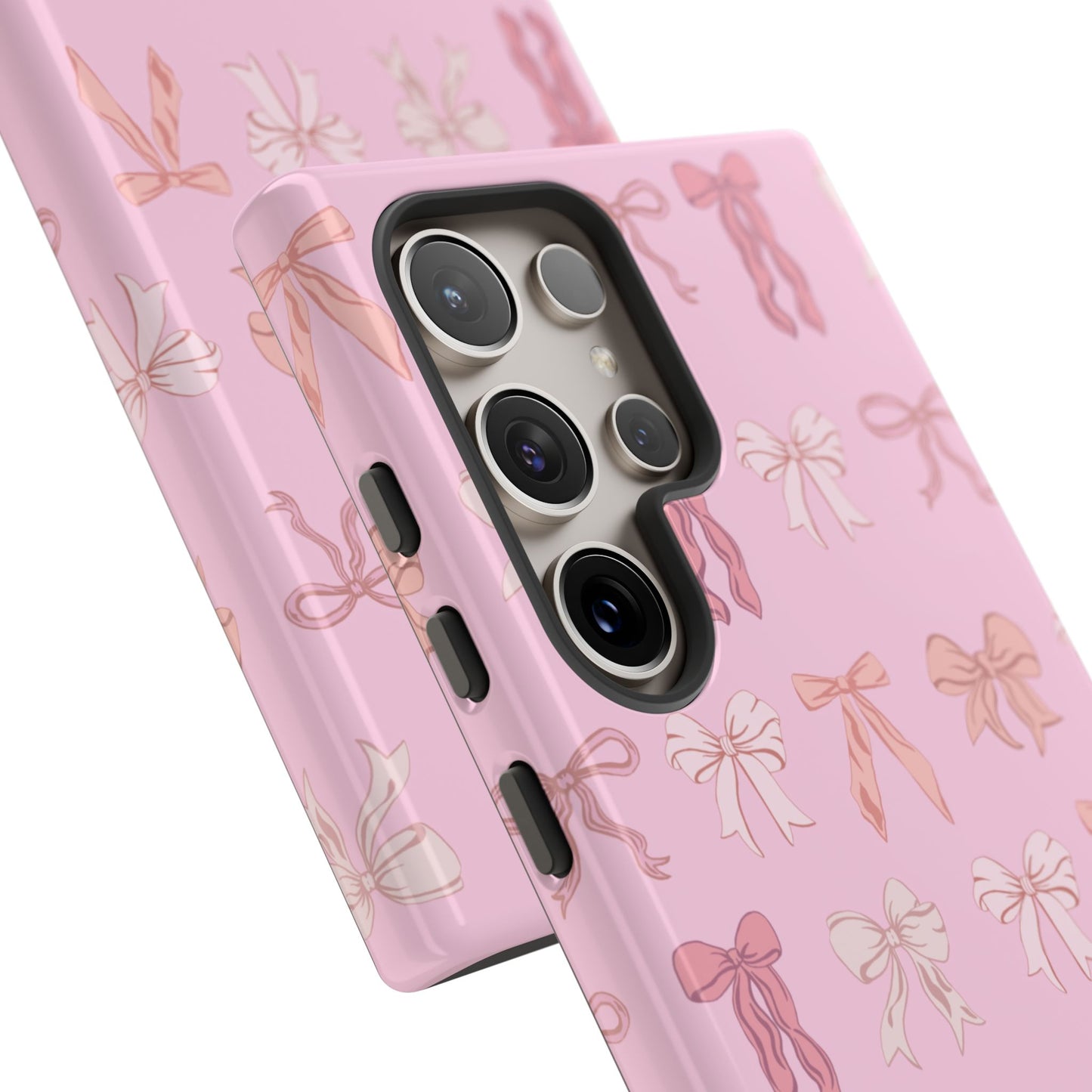 Cute Phone Case with Bow Design | Pink Aesthetic | Gifts for Her, Birthday Present, Trendy Phone Accessories, Fashionable Tech Cover