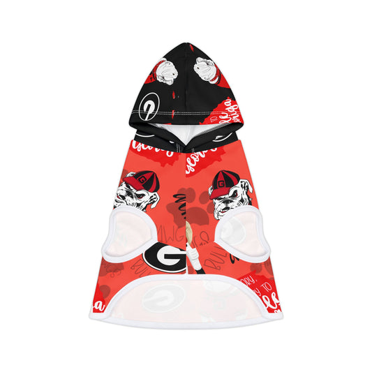 Georgia Bulldogs Pet Hoodie, Dog Apparel, Pet Costume, Sports Fan Outfit, College Team Gear, Pet Clothing, Pet Hoodie