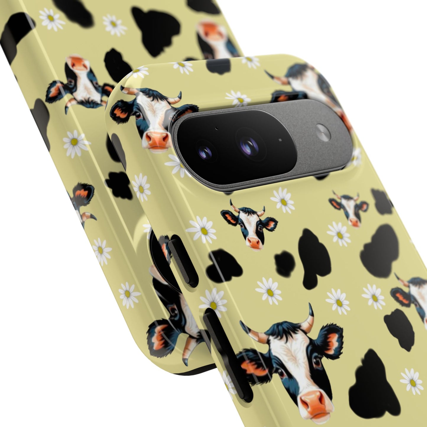 Cow Print Phone Case - Cute Protection for Animal Lovers, Gift for Farmhouse Decor, Cheerful Cow Design