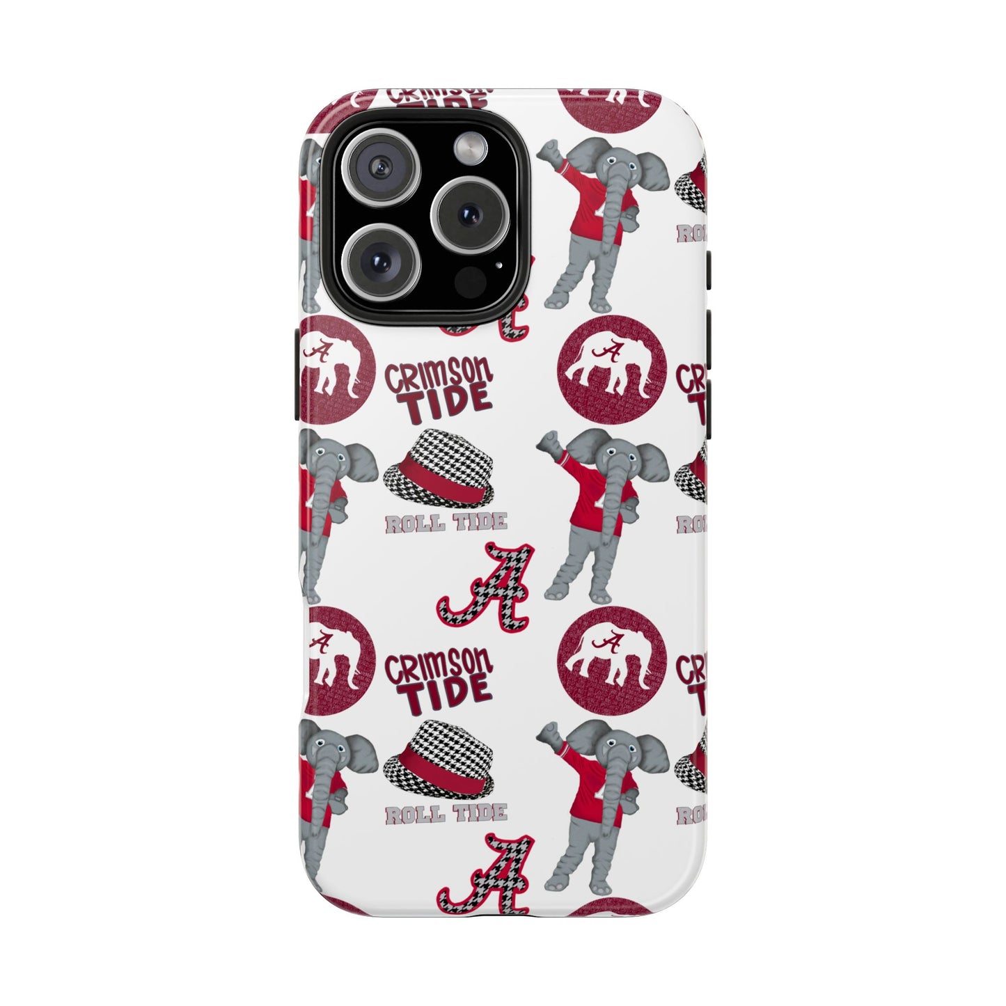 Alabama Crimson Tide Phone Case - Tough, Durable, Elephant Design, Sports Fan Accessories, College Team Gift, Graduation Presents