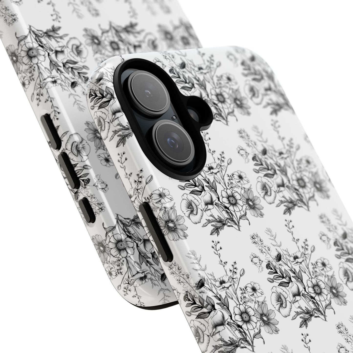Floral Phone Case, Tough Cases with Elegant Black and White Design, Protective Cover for Fashion Lovers, Unique Gift for All [...]