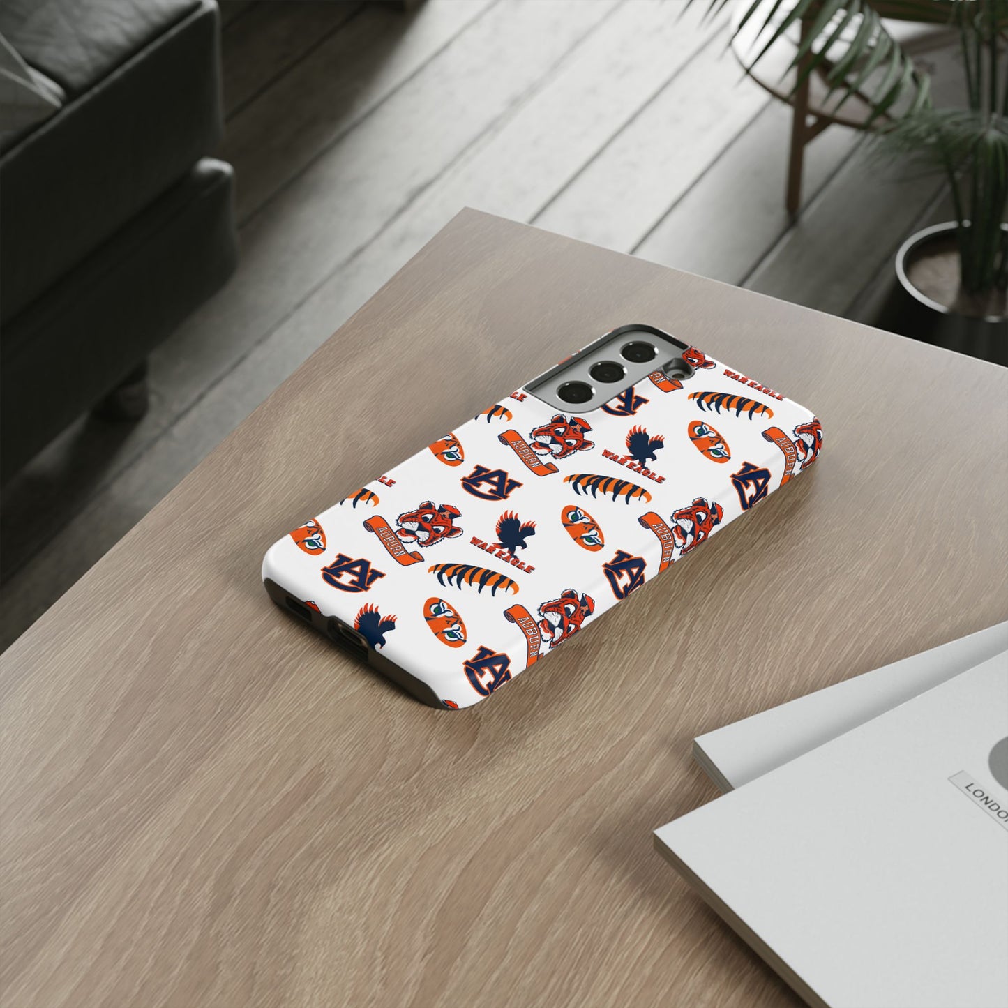 Auburn Fan Phone Case, Sports Team Accessory, Gift for Auburn Fans, Durable Cover, College Game Day