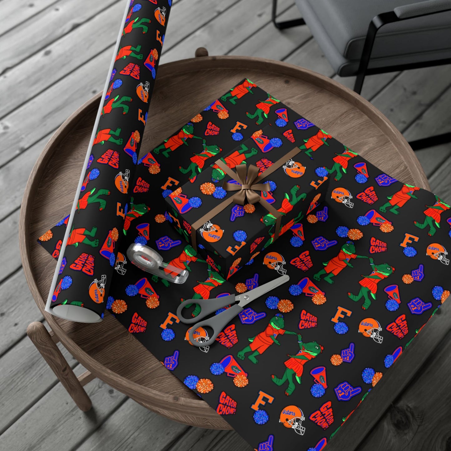 Florida Gators Football Gift Wrap Paper — Team Spirit Wrapping Paper for Fans & Game Day