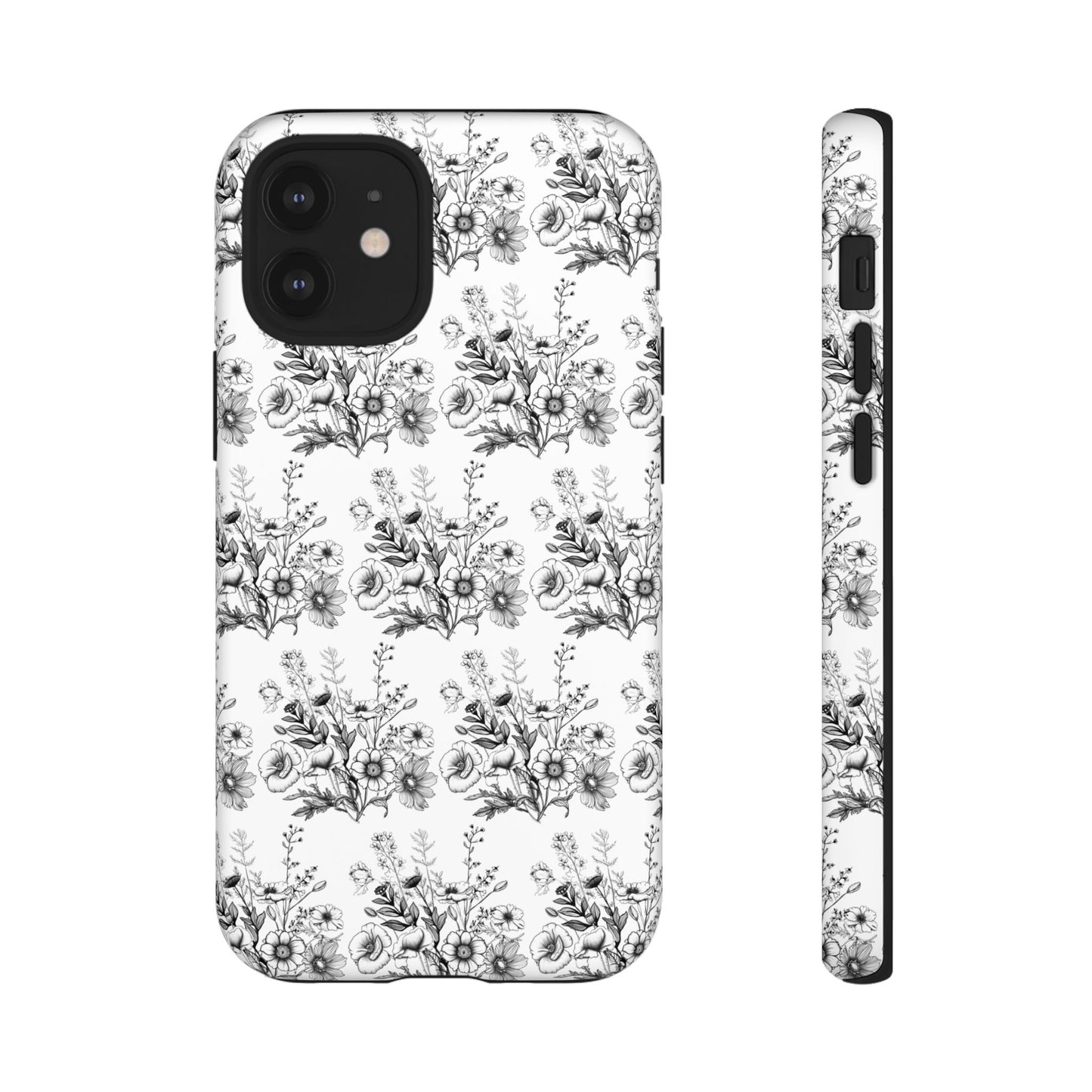 Floral Phone Case, Tough Cases with Elegant Black and White Design, Protective Cover for Fashion Lovers, Unique Gift for All [...]