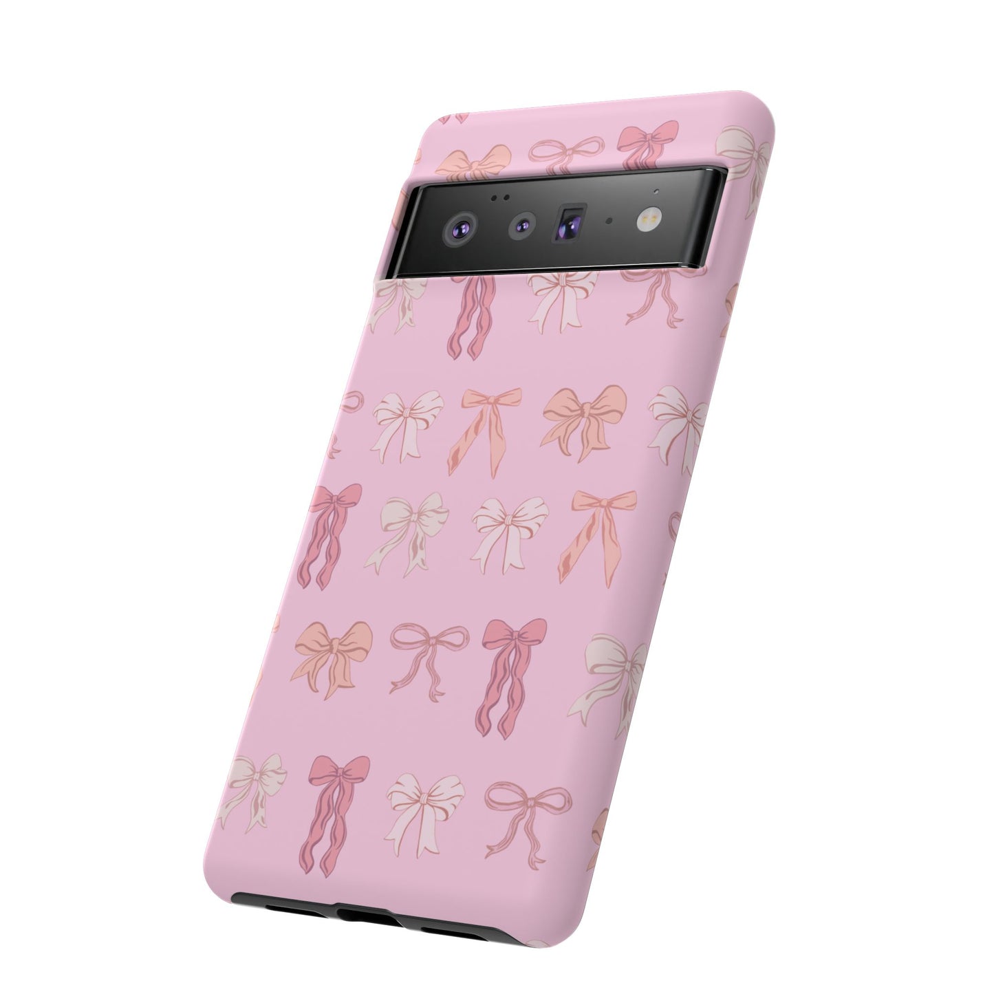 Cute Phone Case with Bow Design | Pink Aesthetic | Gifts for Her, Birthday Present, Trendy Phone Accessories, Fashionable Tech Cover