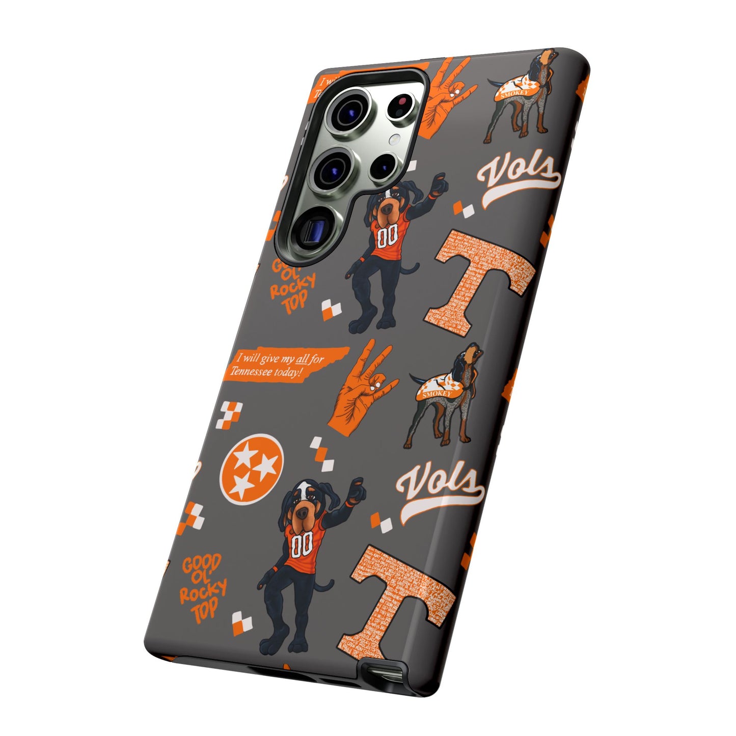Tough Cases - Tennessee Fan Phone Case, Sports Team Accessory, Gift for Volunteers Fans, Durable Cover, College Game Day