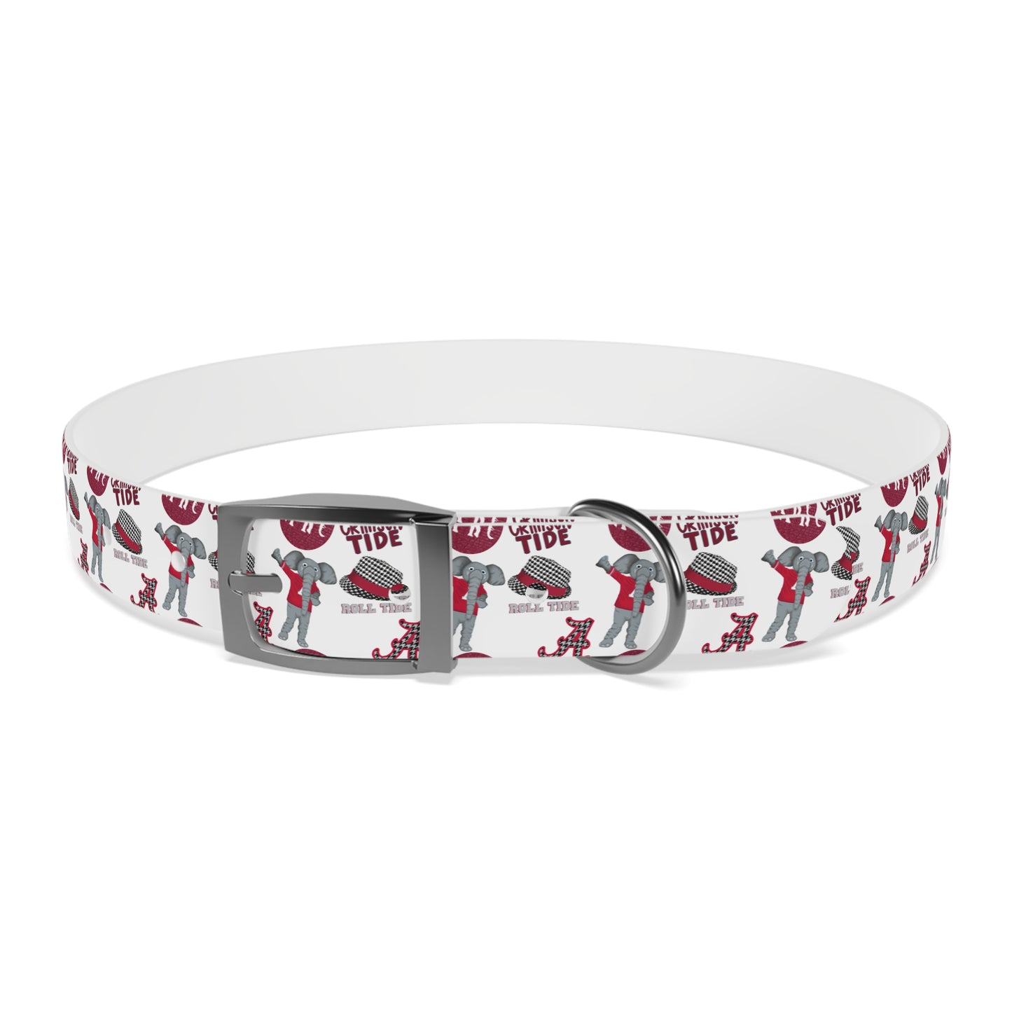 Alabama Crimson Tide Dog Collar - Pet Accessory, Dog Lover Gift, Sports Team Collar, Custom Dog Gear, Football Fan Merchandise