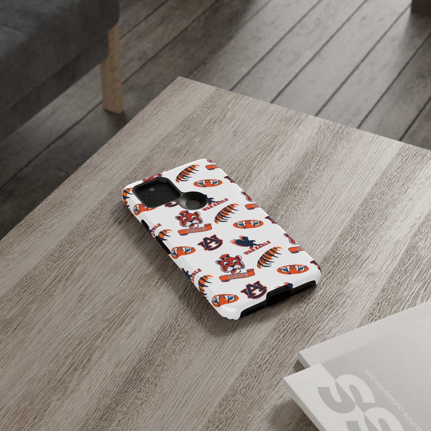 Auburn Fan Phone Case, Sports Team Accessory, Gift for Auburn Fans, Durable Cover, College Game Day