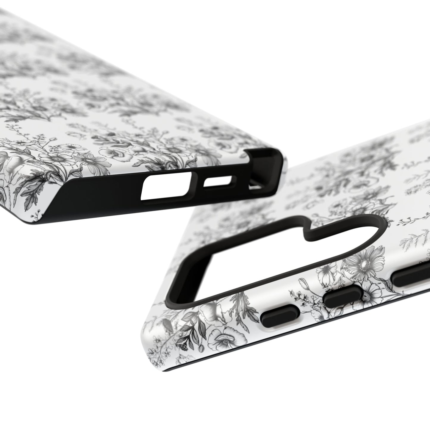 Floral Phone Case, Tough Cases with Elegant Black and White Design, Protective Cover for Fashion Lovers, Unique Gift for All [...]