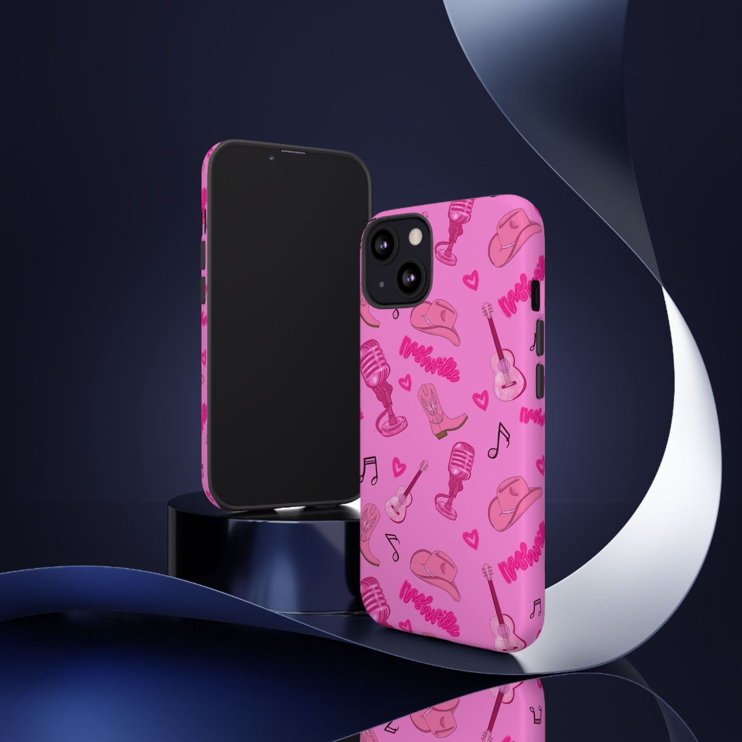 Pink Music Cases for Tough Love, Music Lover Gift, Phone Accessories, Cute Phone Covers, Stylish Cases for Women