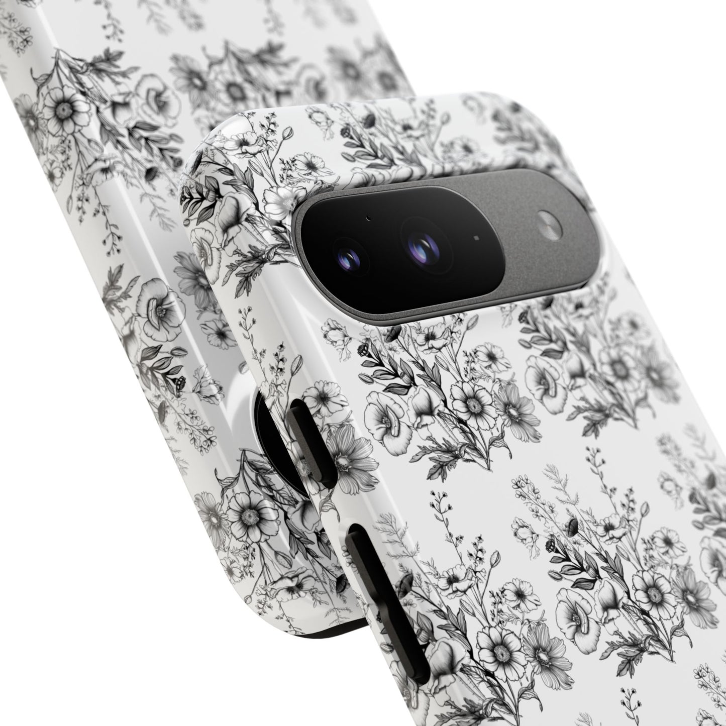 Floral Phone Case, Tough Cases with Elegant Black and White Design, Protective Cover for Fashion Lovers, Unique Gift for All [...]